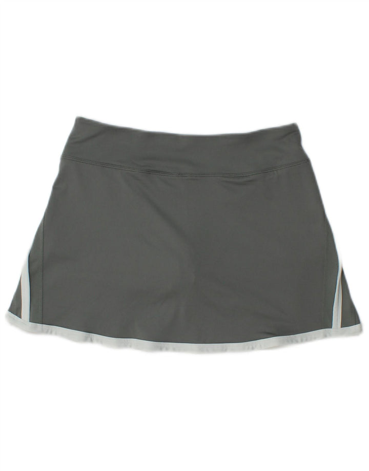 Skort Nike Dri Fit pentru femei UK 14, mare, gri, poliester color bloc