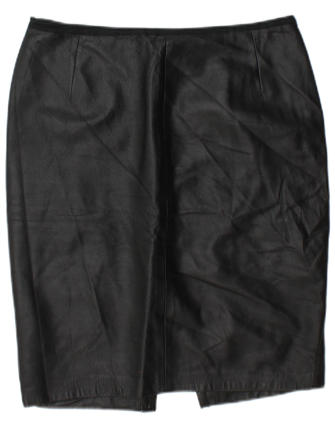 Fusta din piele vintage pentru femei W30 Medium Black