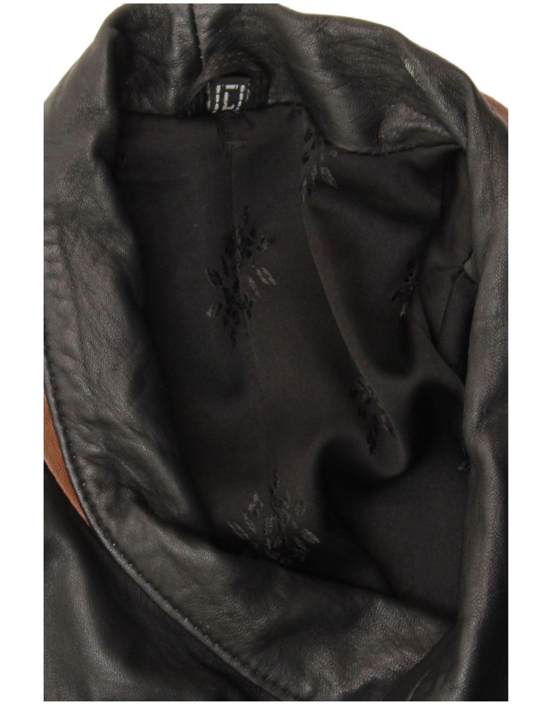 Palton din piele pentru bărbați VINTAGE UK 40, mare, neagră