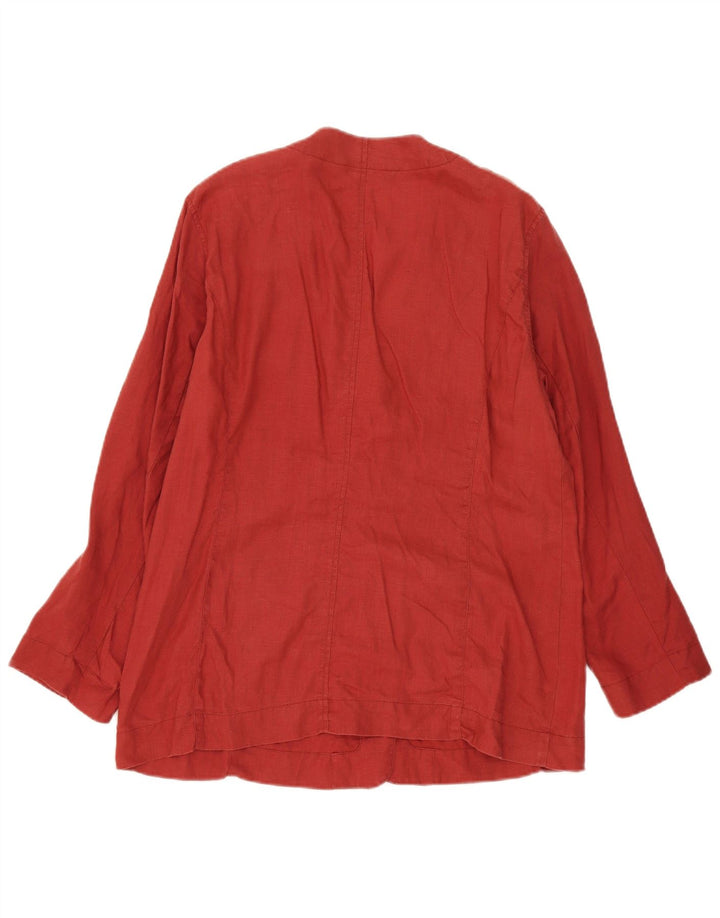Jachetă blazer pentru femei Laura Ashley, cu 4 nasturi, UK 14, mare, roșu