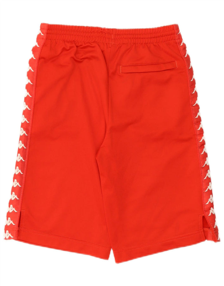 Pantaloni scurți de sport grafic pentru bărbați Kappa XS poliester roșu
