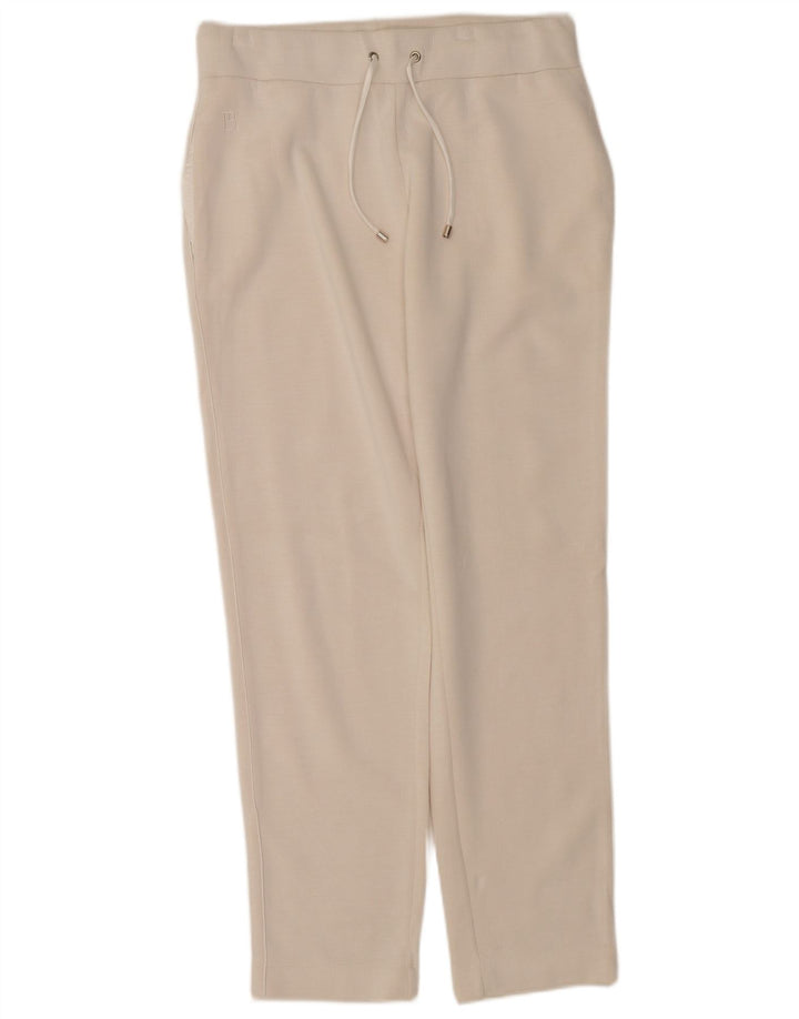 Pantaloni casual drepti pentru femei Ted Baker Mărimea 2 Mici W32 L30 alb catifelat