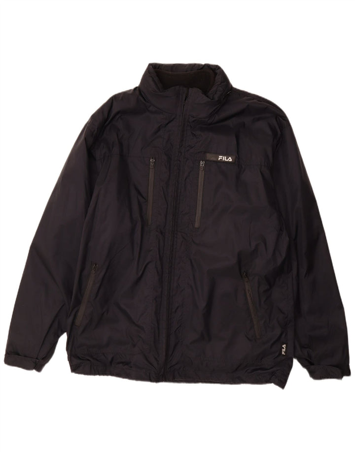 Jachetă de vânt pentru bărbați FILA UK 44 2XL Bleumarin Poliamidă