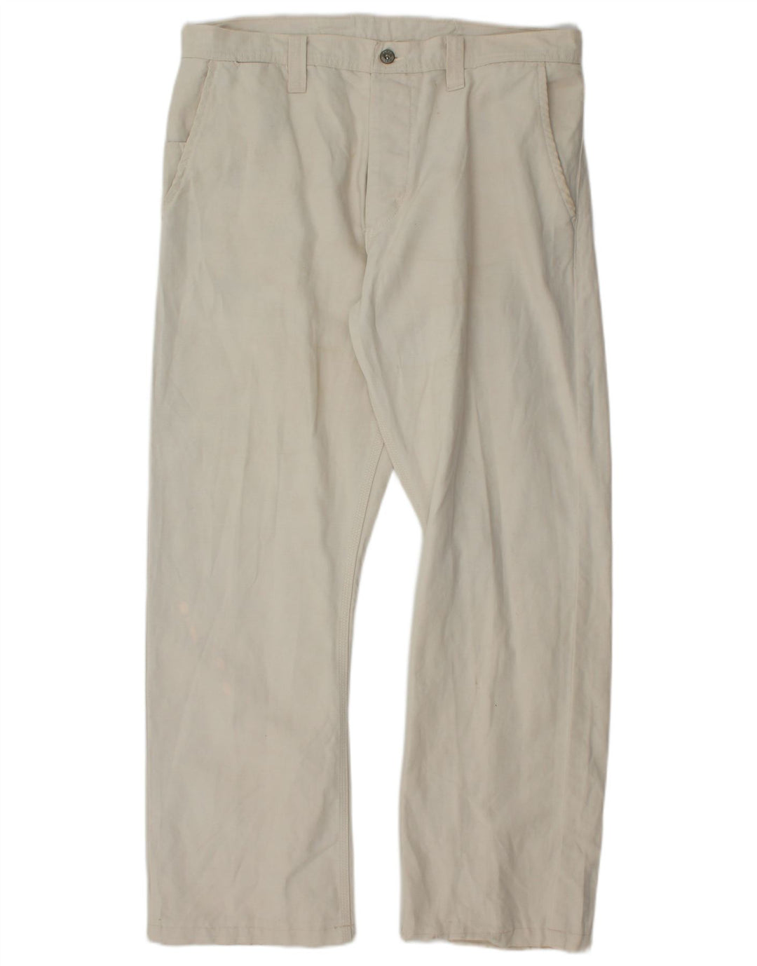 Pantaloni chino drept pentru bărbați LEE W36 L30 alb catifelat