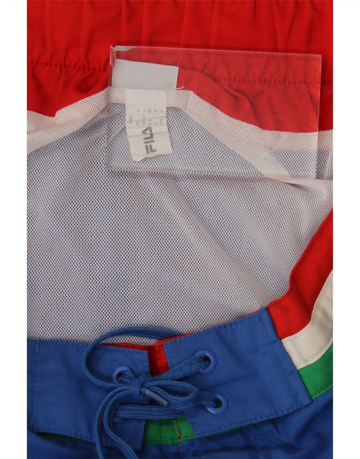 Pantaloni scurți de înot Fila pentru bărbați, mari, albastru, poliester color bloc