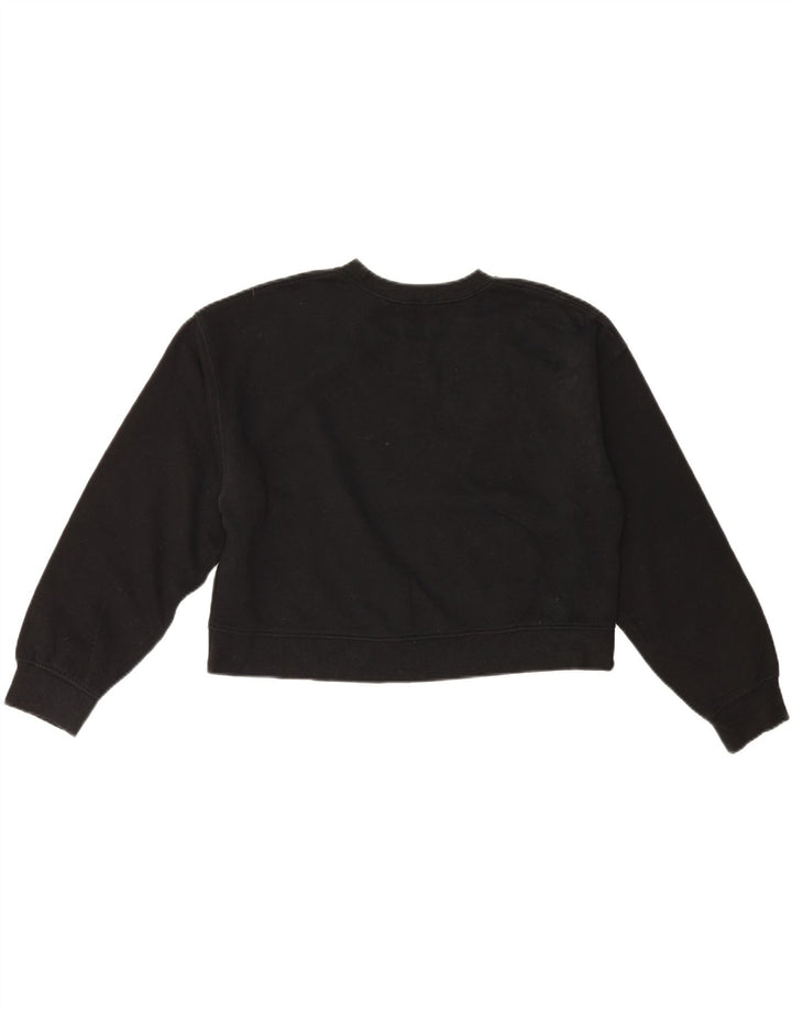 Pulover pentru damă Zara Crop Pulover UK 14 Bumbac mediu negru