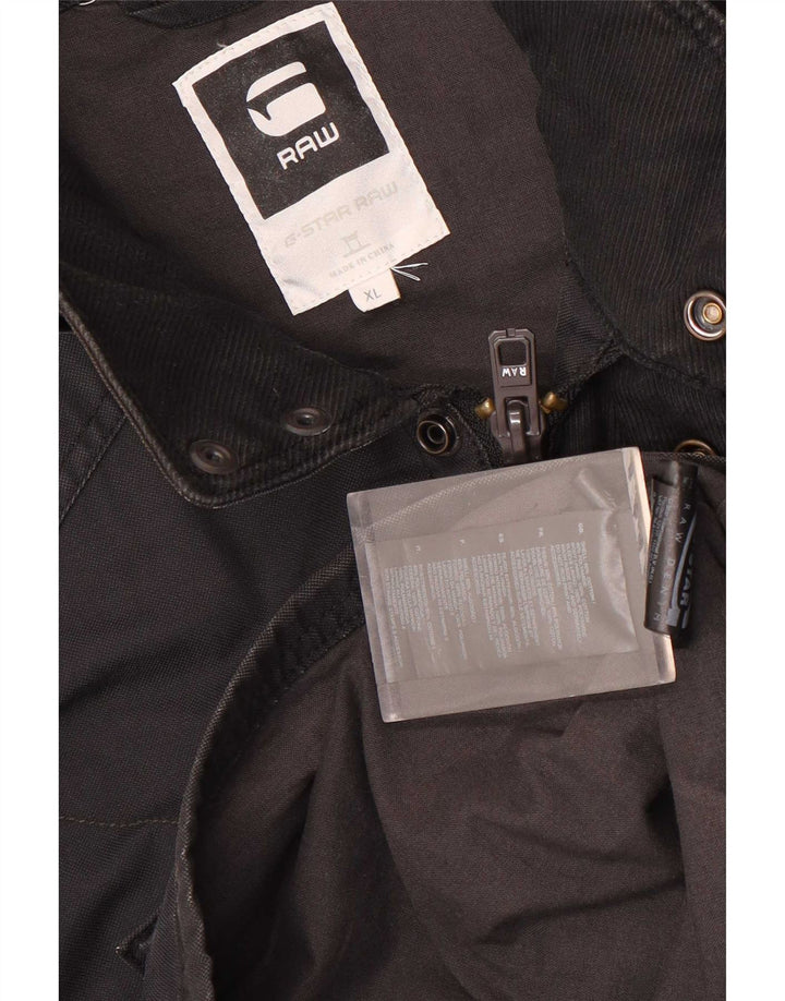 Jachetă G-Star pentru bărbați, UK 42 XL, bumbac negru