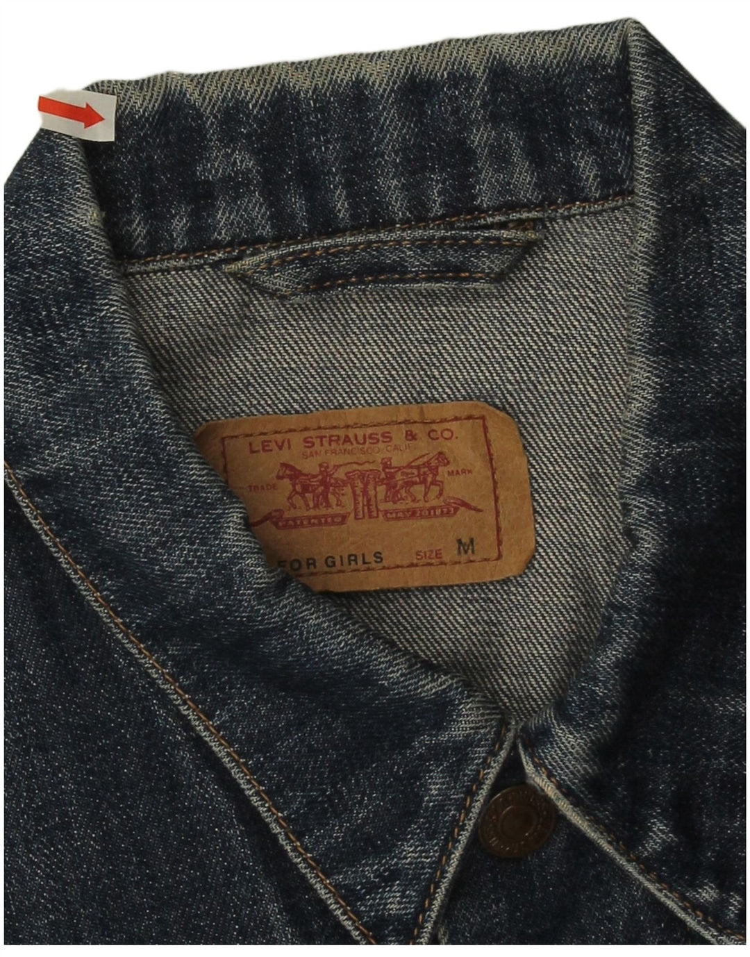 Geaca Levi's Fete Denim 11-12 Ani Mediu Bumbac Bleumarin
