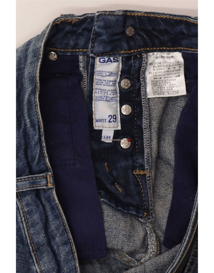Pantaloni scurți din denim pentru bărbați Gas W29 Small Blue Bumbac