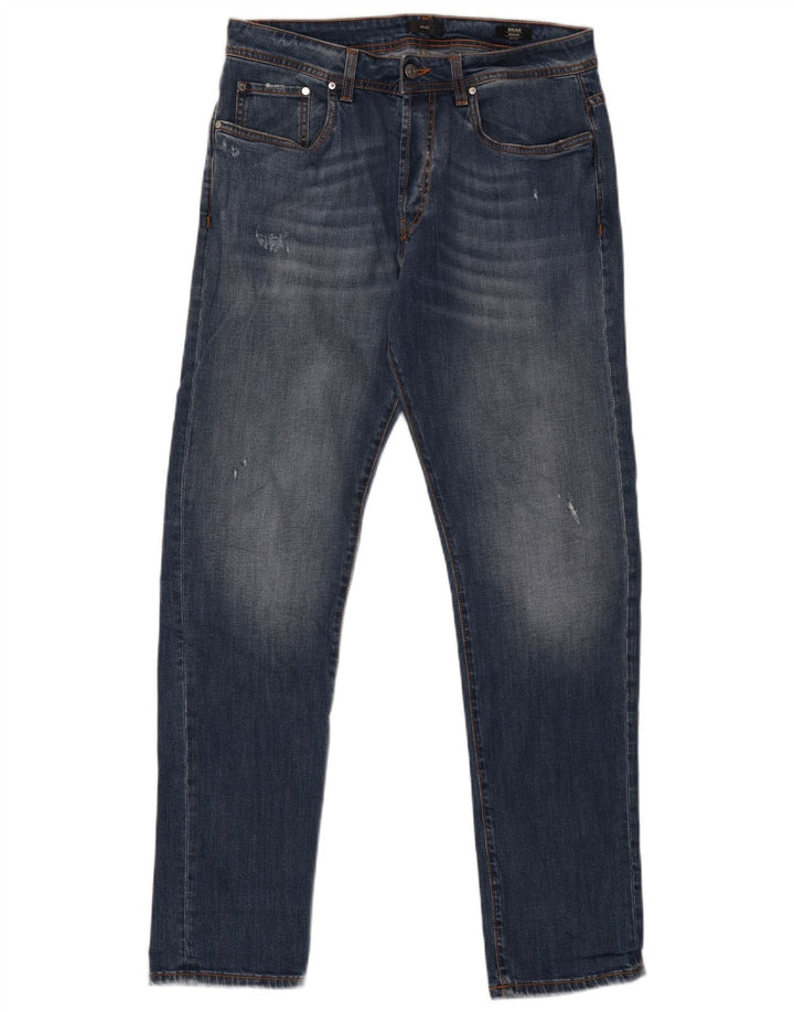 Blugi drepti obișnuiți pentru bărbați Liu Jo W33 L33 bleumarin