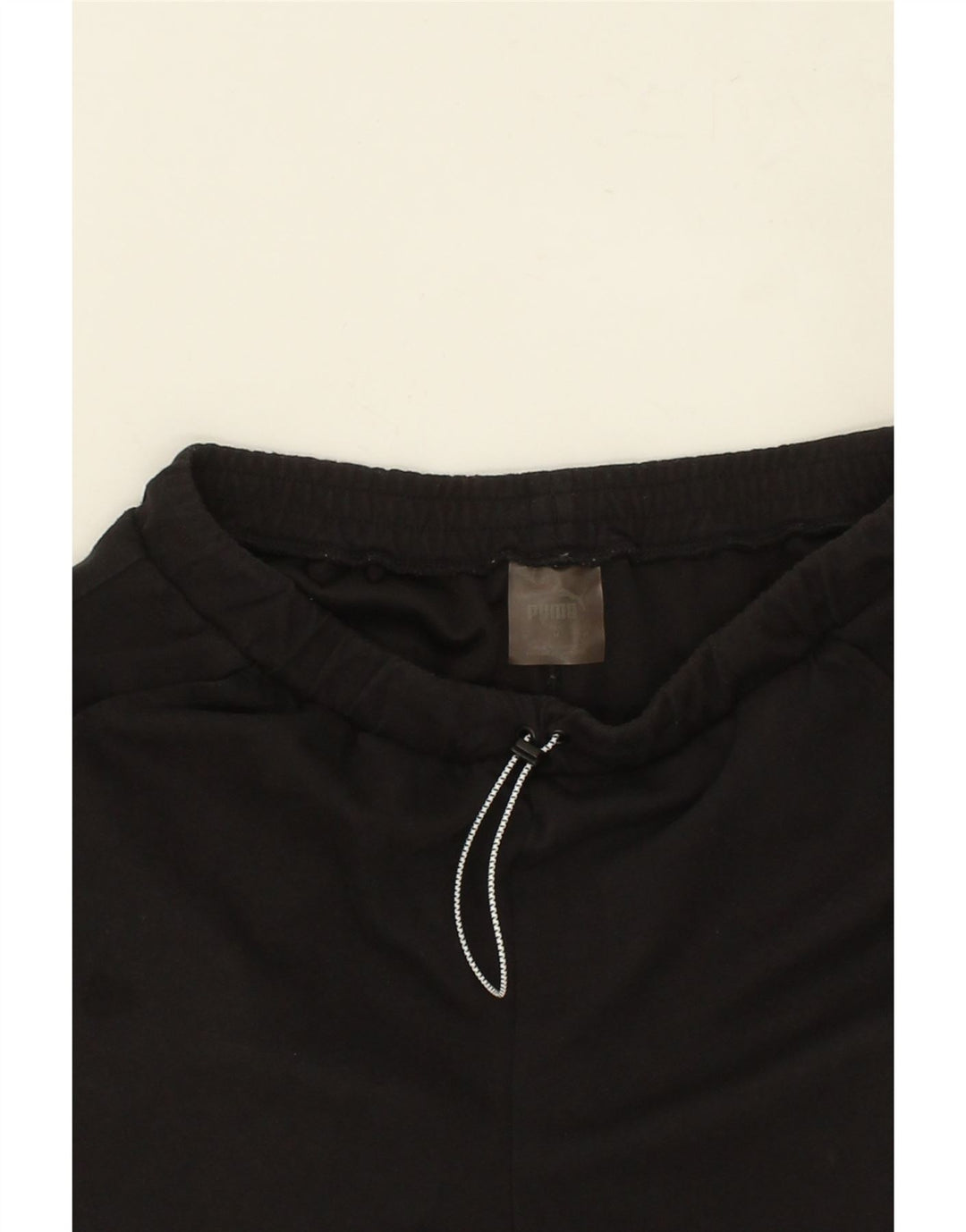 PUMA Womens Graphic Tracksuit Trousers Joggers UK 12 Medium Black Vintage Puma and Second-Hand Puma from Messina Hembry 