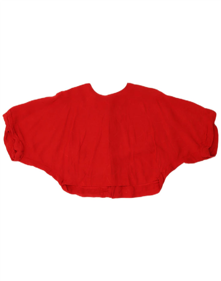 Set fuste supradimensionate 2 piese pentru femei Vintage UK 14 Medium W26 Red