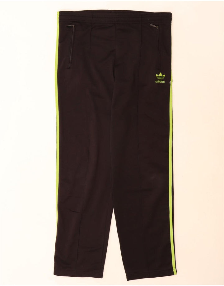 Pantaloni de trening Adidas baieti 13-14 ani poliester negru