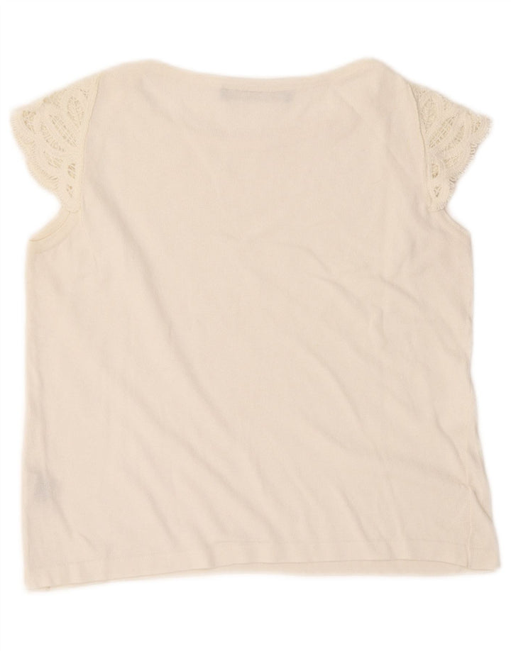 Bluză Crop Top Femei Roccobarocco UK 8 Small White
