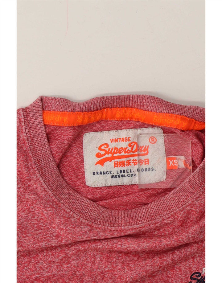 Tricou Superdry pentru bărbați Top XS Red Flecked