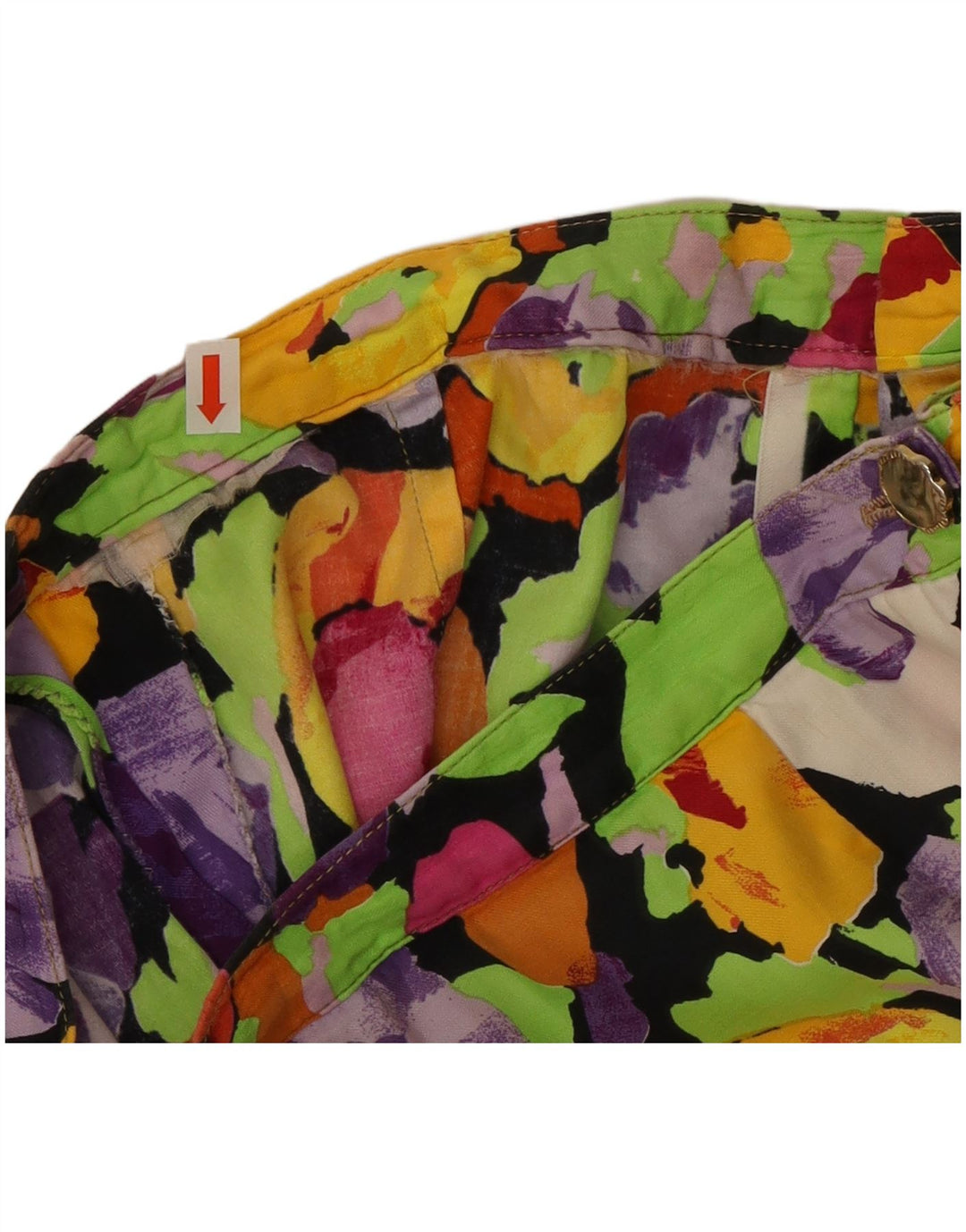 Fusta Dreaptă Vintage Femei W26 Mic Multicolor Floral