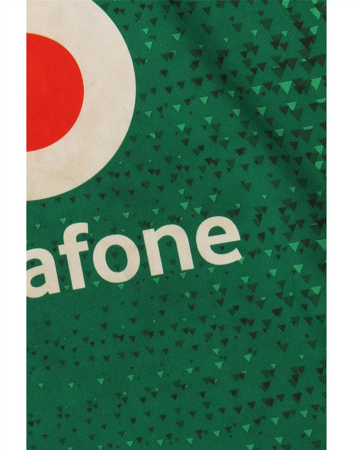 CANTERBURY Băieți IRFU Tricou Grafic Top 11-12 Ani Verde Geometric