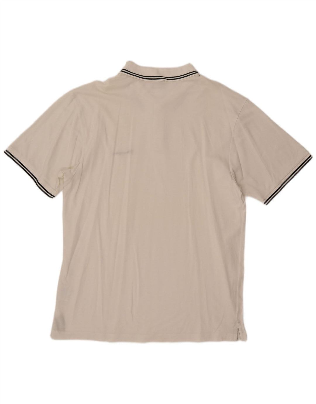 Tricou polo pentru bărbați 2XL din bumbac alb