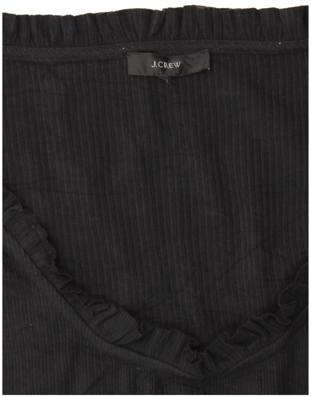 J. CREW Top pentru femei cu mânecă lungă UK 16 Large Black