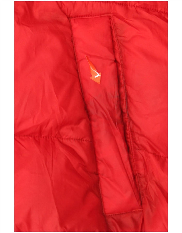 TOMMY HILFIGER Jachetă căptușită cu glugă pentru bărbați UK 40, roșu mare, color block