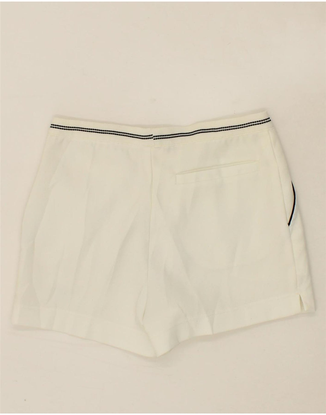 VINTAGE Girls Chino Shorts 13-14 Years White Vintage Vintage and Second-Hand Vintage from Messina Hembry 