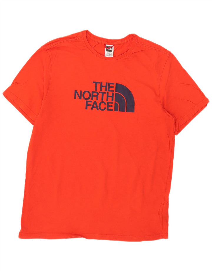 Tricou grafic pentru bărbați The North Face Top din bumbac roșu mediu