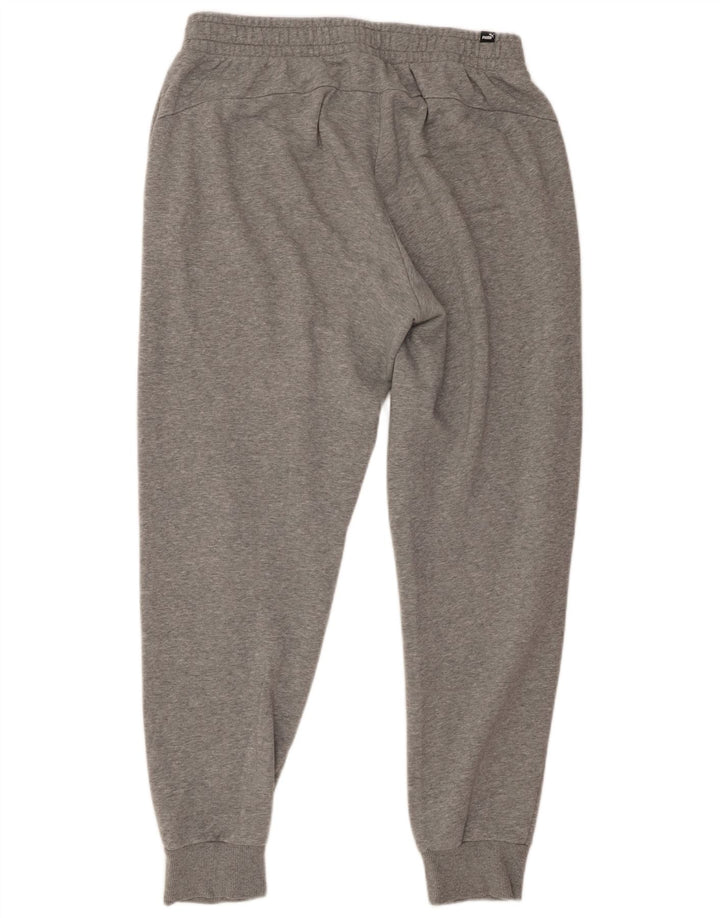 Pantaloni de trening PUMA pentru bărbați Joggeri mari, gri bumbac