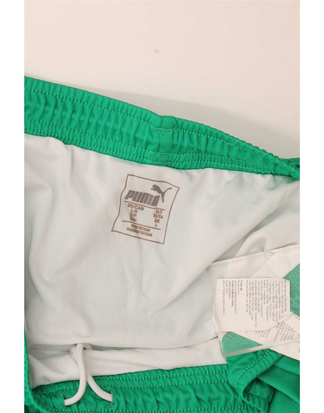 Pantaloni scurți sport Puma pentru bărbați, mari, verde, poliester