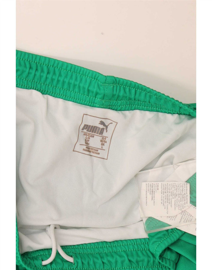 Pantaloni scurți sport Puma pentru bărbați, mari, verde, poliester