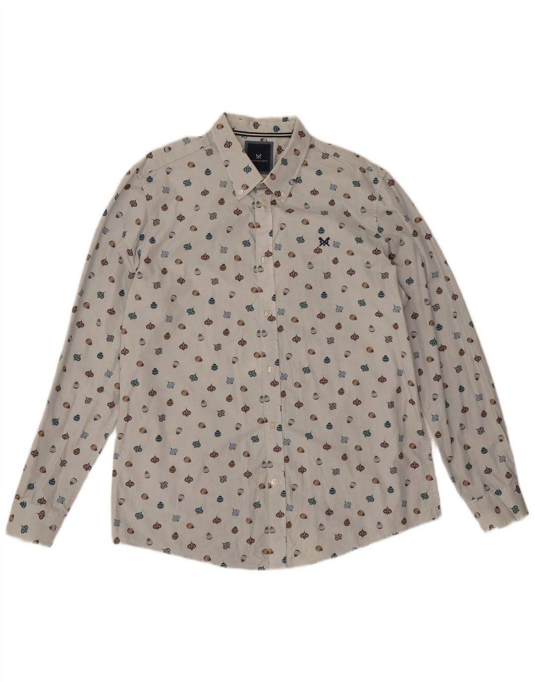 Crew Clothing Cămașă Slim Fit Bărbați, Alb, Bumbac