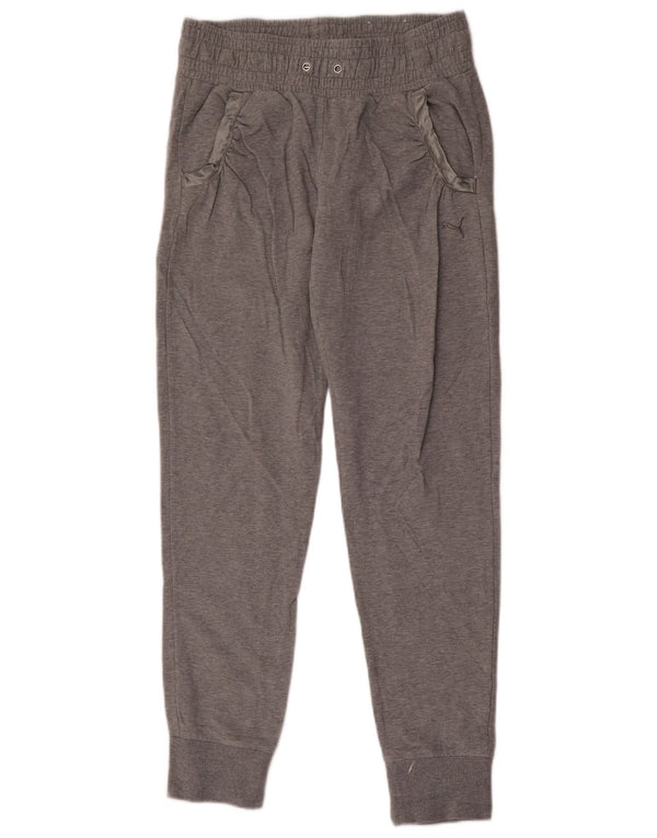 Pantaloni de trening Puma pentru femei Joggeri UK 10 Bumbac gri mic