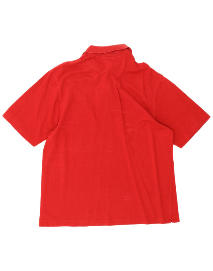 Tricou polo Lacoste pentru bărbați mărimea 5 mare bumbac roșu