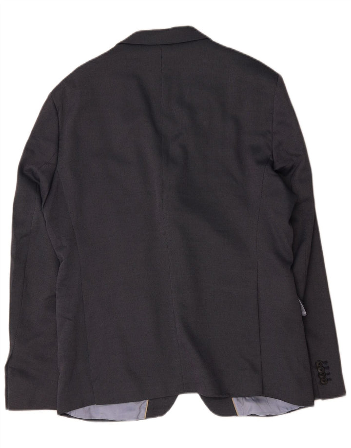 Blazer pentru bărbați Zara cu 2 nasturi EU 54 XL Poliester bleumarin