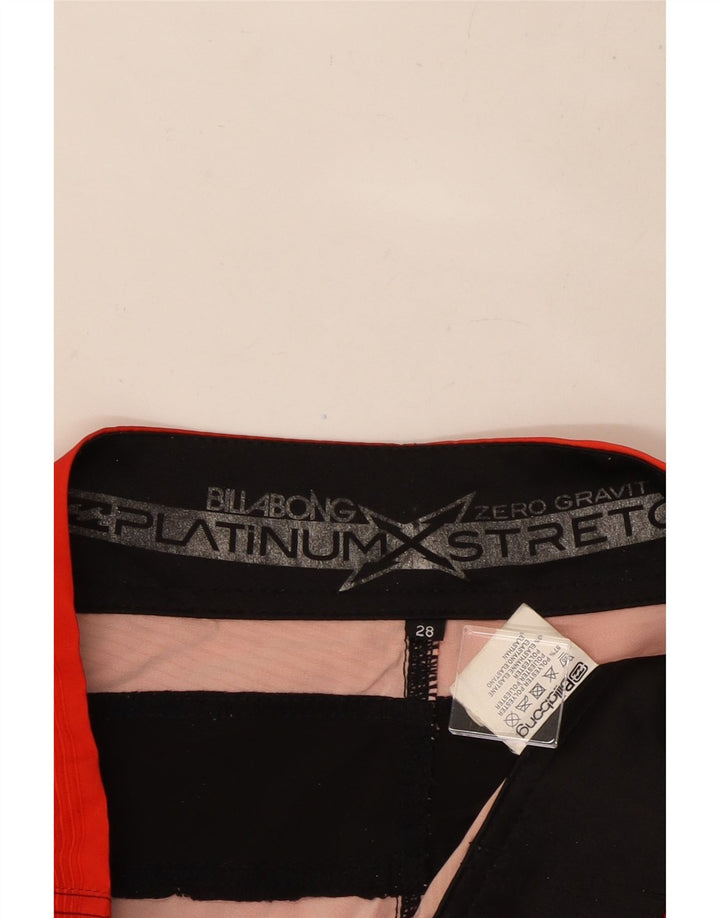BILLABONG Pantaloni scurți de înot grafic pentru bărbați, roșu, poliester color bloc