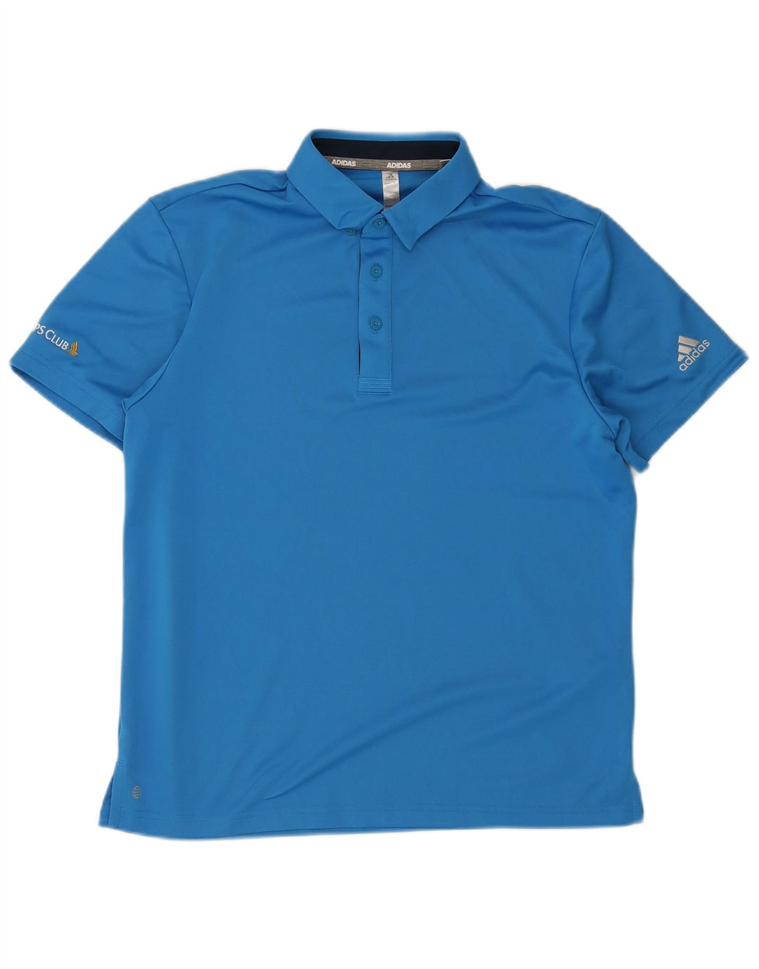 Tricou polo Adidas pentru bărbați, mare, albastru, poliester