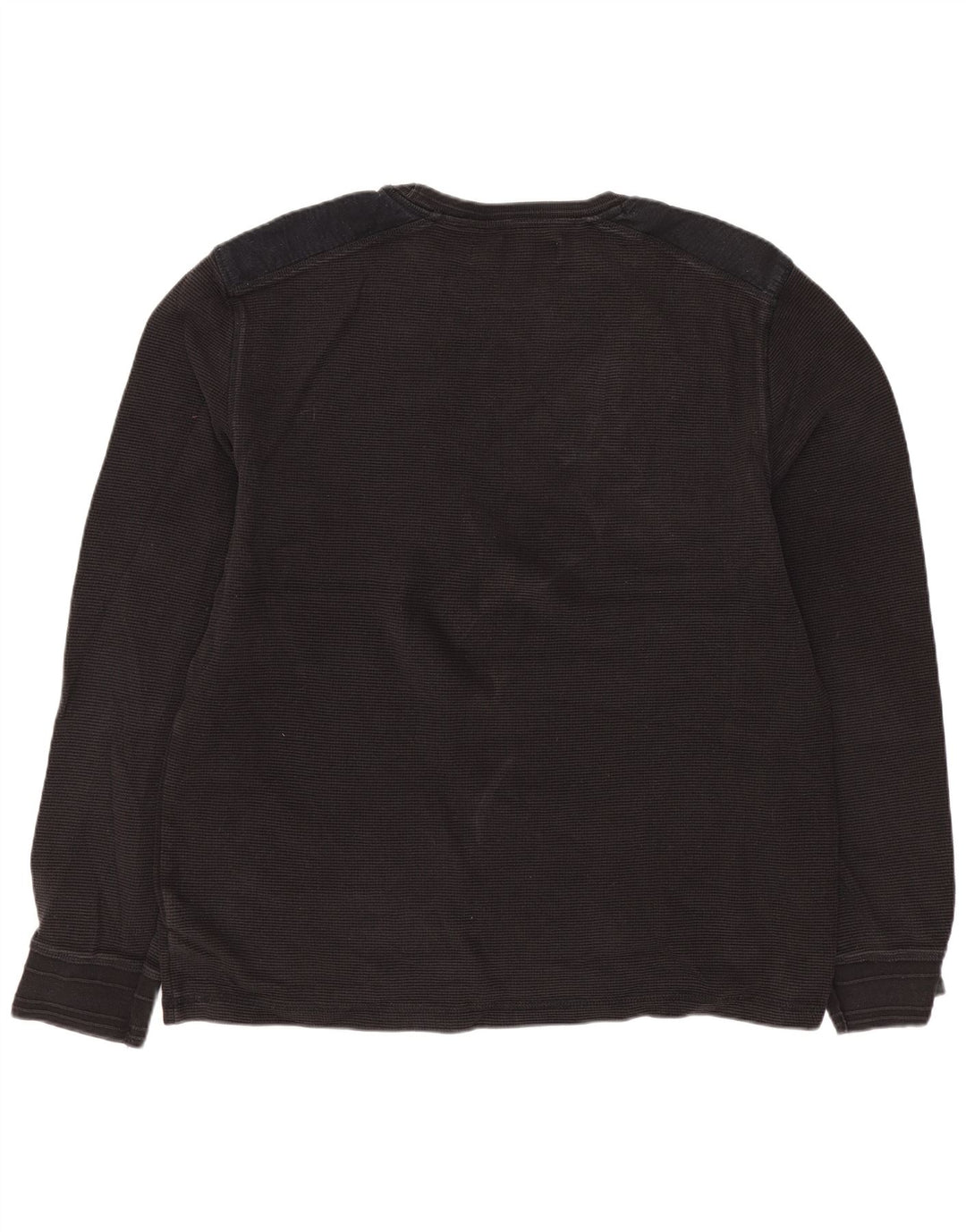 Calvin Klein Jeans Top pentru bărbați cu mânecă lungă, mare, negru, bumbac