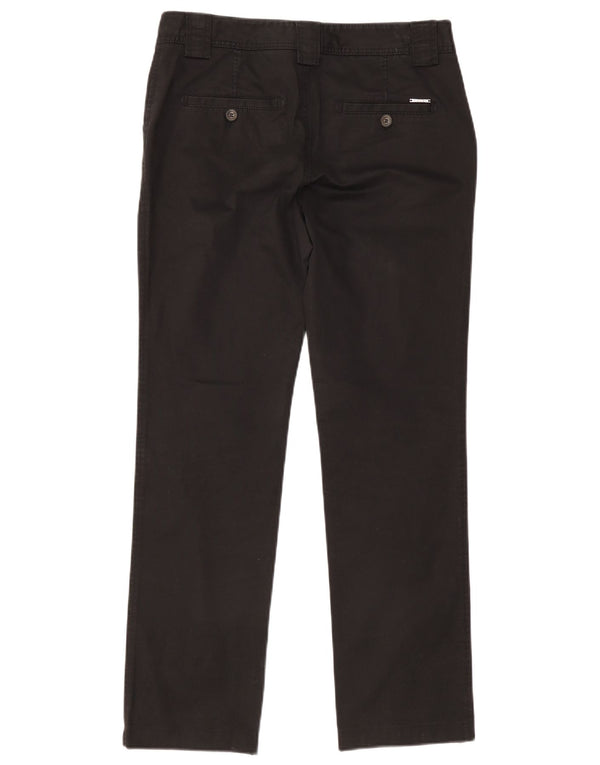 Massimo Dutti Pantaloni Chino Drepți Femei EU 40 Medium W30 L30 Negru