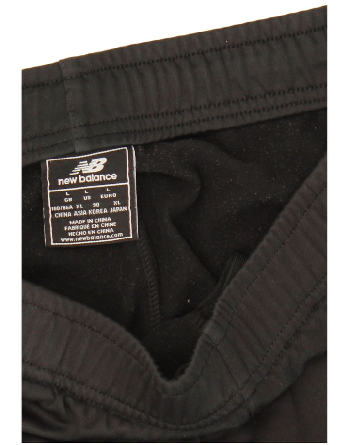 Pantaloni de trening pentru bărbați New Balance, mari, negri