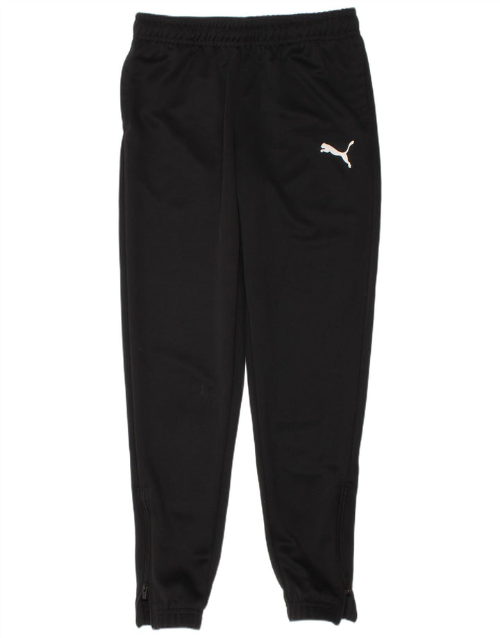 Puma Băieți Pantaloni Trening Pantaloni Joggeri 9-10 Ani Poliester Negru