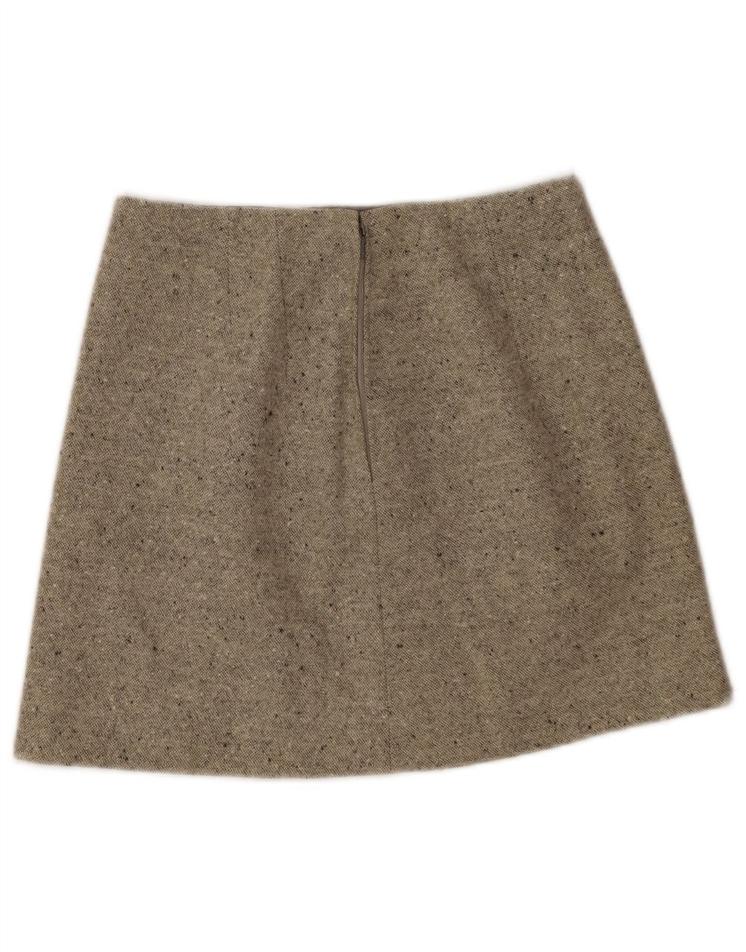 Fusta mini vintage pentru femei W26 Mic Bej pete