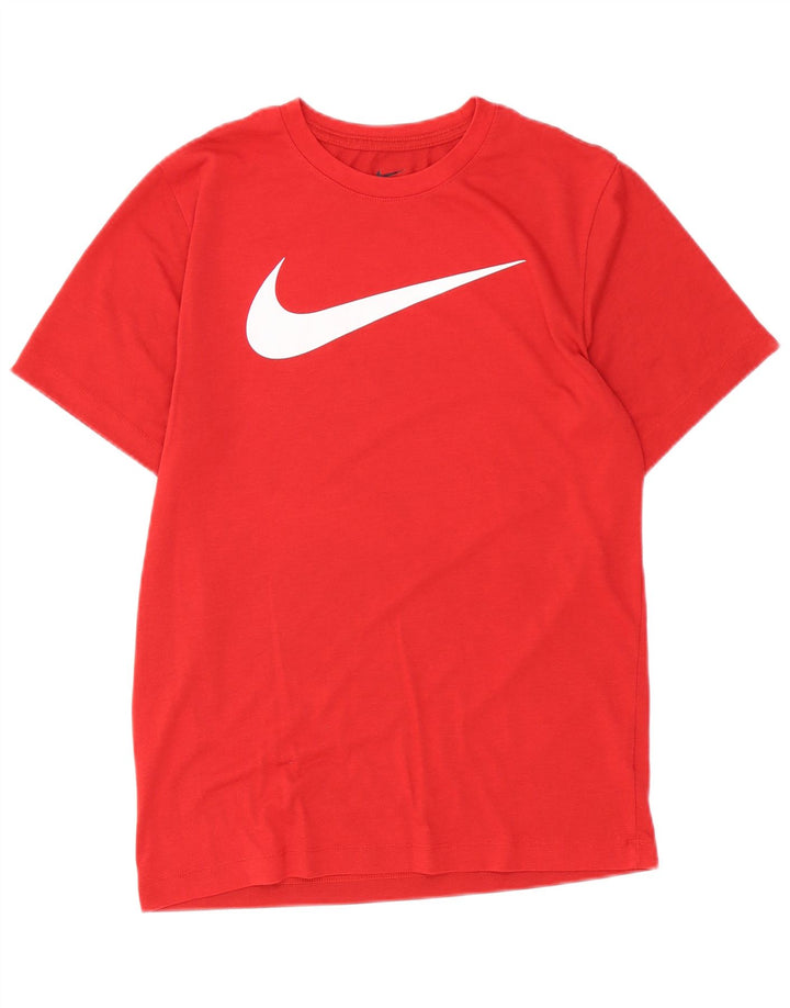 Tricou grafic NIKE Dri Fit pentru bărbați Top mic poliester roșu