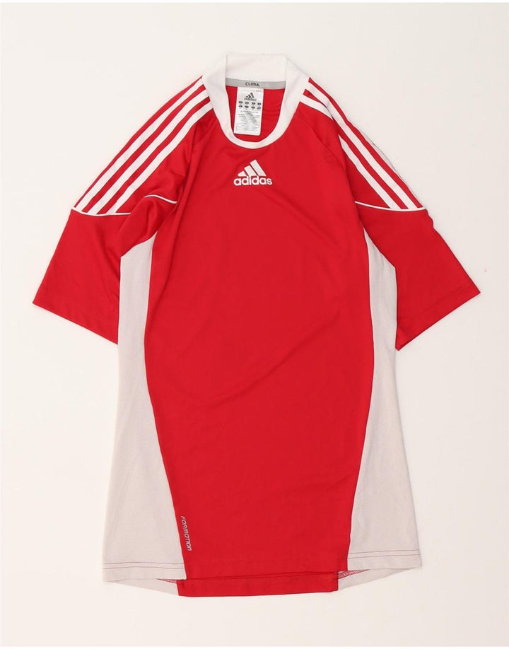 Tricou Adidas Climacool pentru bărbați Top XS Roșu Poliester Colorblock