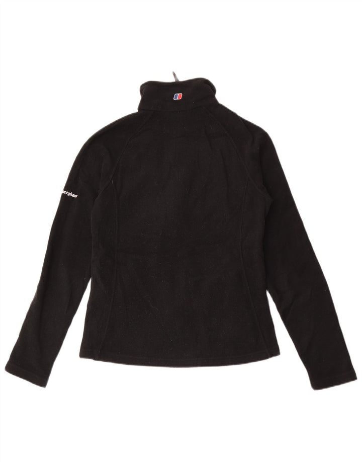 Jachetă fleece pentru femei Berghaus UK 8, poliester negru mic