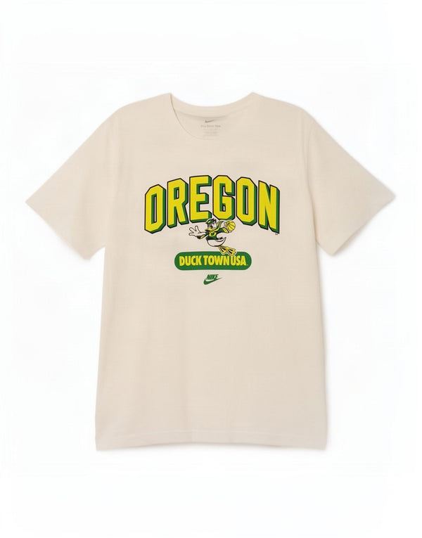 Tricou grafic Nike pentru bărbați Oregon Ducks Top XL Bumbac alb