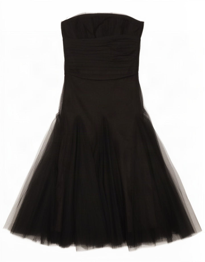 Rochie supradimensionată pentru femei Monsoon, fără bretele, UK 8, poliester negru mic