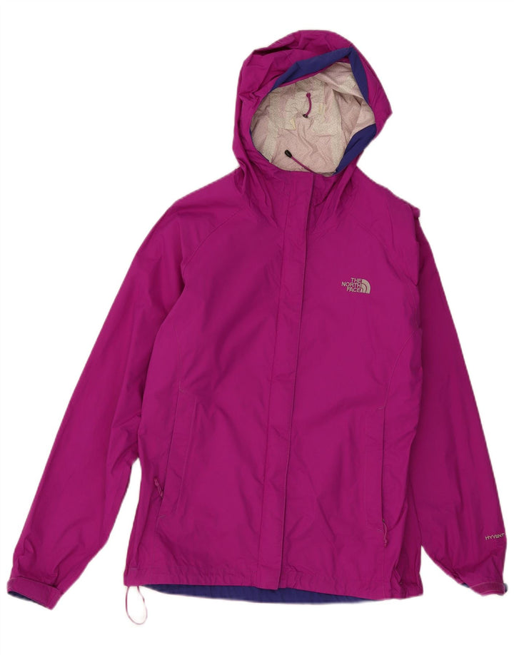 Jachetă de ploaie cu glugă The North Face pentru femei UK 10 Small Maroon Nylon