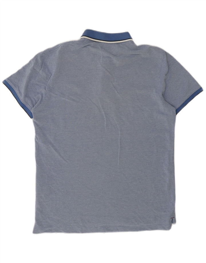 Tricou polo Jack & Jones pentru bărbați, bumbac albastru mediu