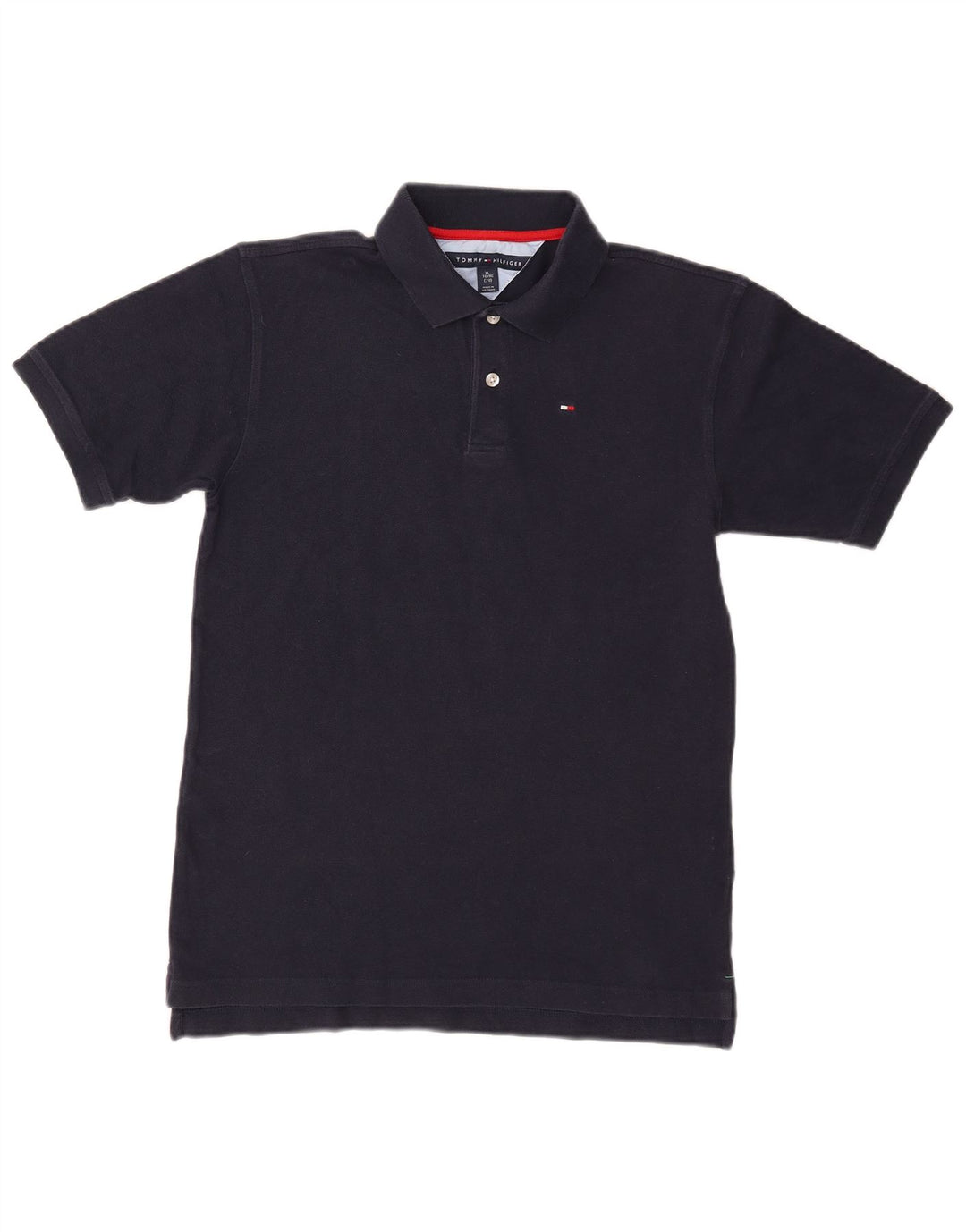 TOMMY HILFIGER Tricou polo băieți 15-16 ani XL bleumarin bumbac