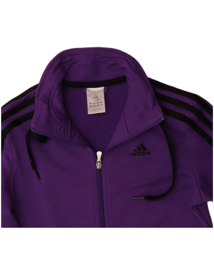 Jachetă de trening pentru femei ADIDAS UK 10 Poliester violet mic
