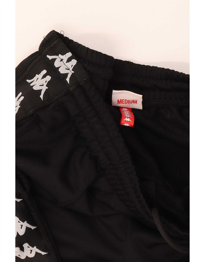 Pantaloni de trening cu grafic pentru femei Kappa Pantaloni de jogging UK 14 Medium Black